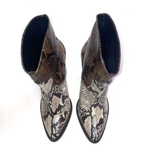 SCHUTZ | Shoes | Schutz Snake Skin Pattern Boots | Poshmark